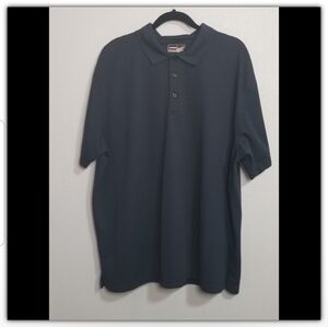 MENS Grand Slam performance Polo style shirt dark grey size xxl